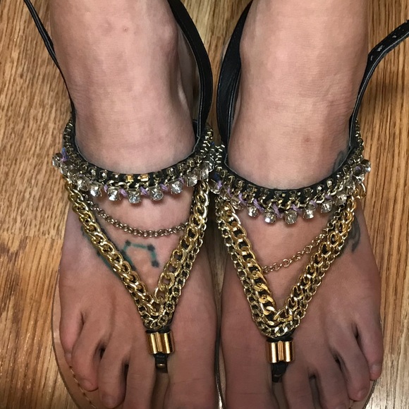 zigi soho rhinestone sandals